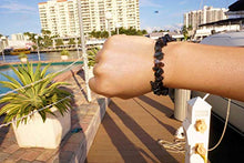 Load image into Gallery viewer, Mindfulness Gems Natural Healing Stones Crystal Chips Bracelet for Women - Premium Black Obsidian Stone Lava Rock Chakra Crystals Bead Bracelet- Chakra Stones
