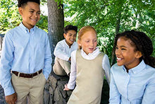 Load image into Gallery viewer, French Toast Boys' Long Sleeve Classic Dress Shirt (Standard &amp; Husky), White, 7
