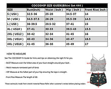 Load image into Gallery viewer, COCOSHIP White &amp; Black Polka Dot Retro Boho Flounce Falbala High Waist Bikini Set Chic Swimsuit Bathing Suit S(FBA)
