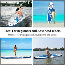 Load image into Gallery viewer, Bysesion GT2-XJ 11' Adult Inflatable SUP Stand Up Paddle Board White &amp; Dark Blue &amp; Black
