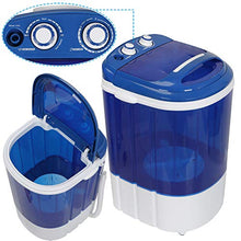 Load image into Gallery viewer, SUPER DEAL Mini Washing Machine Compact Counter Top Washer with Spin Cycle Basket and Drain Hose
