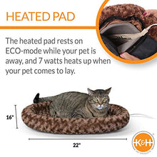 Load image into Gallery viewer, K&amp;H Pet Products Thermo-Kitty Fashion Splash Mocha Large 16 X 22 Inches
