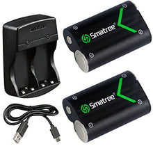 Load image into Gallery viewer, Smatree Rechargeable Battery Compatible for Xbox One/Xbox One S/Xbox One X/Xbox One Elite Wireless Controller, 2 Pack Batteries with Charger
