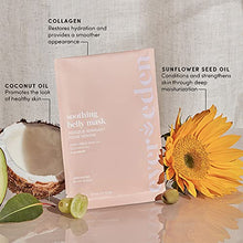 Load image into Gallery viewer, Evereden Nourishing Stretch Mark Cream, 4.0 fl oz. &amp; Golden Belly Serum, 1.7 fl oz. &amp; Soothing Belly Mask for Stretch Marks - 1st/2nd Trimester Size, 4 pack | 3 Item Bundle Set | Pregnancy Skincare
