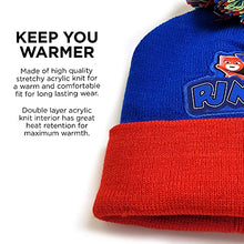 Load image into Gallery viewer, PJ Masks E-ONE Winter Hat, Kids Gloves or Toddlers Mittens, Baby Beanie for Boy Ages, Red/Blue, Age 2-4
