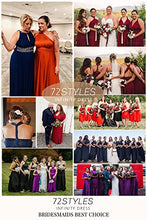 Load image into Gallery viewer, Bridesmaid Dresses for Women, Convertible Sleeve V-Neck Floor Length Prom Wrap Maxi Convertible Long Dress Grey

