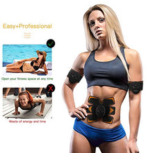 Load image into Gallery viewer, Antmona Abs Stimulator, Muscle Toner - Abs Stimulating Belt- Abdominal Toner- Training Device for Muscles- Wireless Portable to-Go Gym Device- Muscle Sculpting at Home- Fitness Equipment, Black

