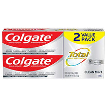 Load image into Gallery viewer, Colgate Total Toothpaste, Clean Mint, 9.6 Ounce (2-Pack)

