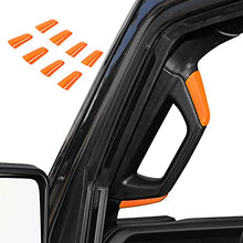Load image into Gallery viewer, RT-TCZ A B Pillar Grab Handles ABS Decoration Trim Cover for 2018-2022 Jeep Wrangler JL JLU Sahara Rubicon JT Gladiator 4 Door Orange
