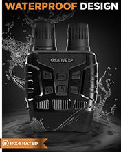 Load image into Gallery viewer, CREATIVE XP Night Vision Goggles - Standard - Digital Military Binoculars w/Infrared Lens, Tactical Gear for Hunting &amp; Security 32GB, Black
