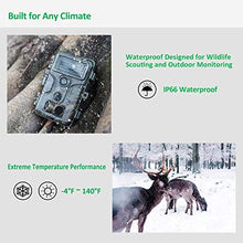 Load image into Gallery viewer, GardePro A3 Trail Camera 24MP 1080P, H.264 HD Video, Clear 100ft No Glow Infrared Night Vision, 0.1s Trigger Speed, 82ft Motion Detection, Waterproof Cam for Wildlife Deer Game Trail
