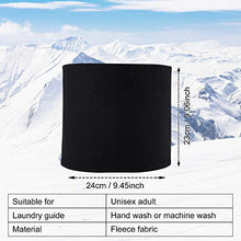 Load image into Gallery viewer, Kids Neck Warmer Gaiter Winter Fleece Snood Thermal Windproof Ski Tube Scarf for Cold Weather, Thick Face Mask for Girls&amp;Boys Black (2 Pack)

