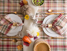 Load image into Gallery viewer, DII Cabin Tablecloth Collection, Give Thanks, 60x104 Tablecloth, Plaid

