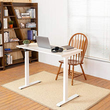 Load image into Gallery viewer, Flexispot Standing Desk Electric Quick Install Height Adjustable Desk 48 x 24 Inches Whole-Piece Desk Board (White Frame + 48" White Top)
