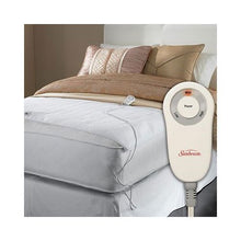 Load image into Gallery viewer, Sunbeam Foot Cuddler Queen/King Heated Mattress Pad
