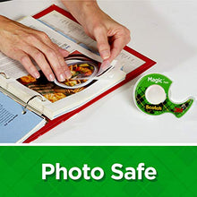 Load image into Gallery viewer, Scotch Magic Tape, 1 Roll, Numerous Applications, Invisible, Engineered for Repairing, 1/2 x 450 Inches, Dispensered (104)
