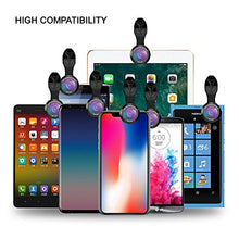 Load image into Gallery viewer, Apexel Phone Camera Lens-Macro Lens+Wide Lens+Fisheye Lens+Telephoto Lens+CPL/Flow/Radial/Star Filter+Kaleidoscope 3/6 Lens 10 in 1 Lens Kit +Remote Shutter for iPhone, Samsung,LG and Most Smartphones
