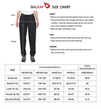 Load image into Gallery viewer, BALEAF Women's Hiking Cargo Pants Outdoor Lightweight Capris Water Resistant UPF 50 Zipper Pockets Black Size M

