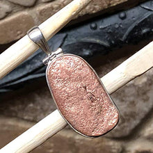 Load image into Gallery viewer, Natural Copper Nugget 925 Solid Sterling Silver Pendant 40mm
