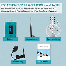 Load image into Gallery viewer, 5 Band Cell Phone Signal Booster for Home and Office - Work on All U.S. Carriers Verizon AT&amp;T T-Mobile Sprint - Cellular Repeater Amplifier Kit for Voice Call and Data Network
