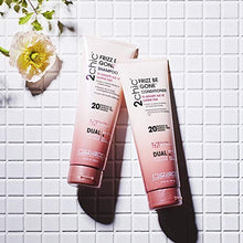 Load image into Gallery viewer, GIOVANNI 2chic Frizz Be Gone Shampoo Anti Frizz Natural Hair Smoothing Formula with Shea Butter &amp; Sweet Almond Oil, Macadamia, Coconut, Sulfate &amp; Paraben Free, Color Safe, 8.5 Fl Oz
