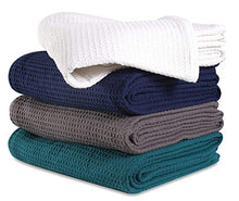 Load image into Gallery viewer, 100% Soft Premium Cotton Thermal Blanket in Waffle Weave- Twin 60x90 White - Snuggle in These Super Soft,Breathable Cozy Cotton Blankets - Perfect for Layering Any Bed - Provides Comfort
