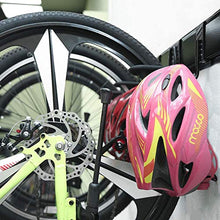 Load image into Gallery viewer, Bike Rack Garage Storage 5 Bicycles Hooks Wall Mount Bike Hanger Indoor Space Saving (8 Hooks and 3 Rails)
