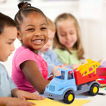Load image into Gallery viewer, Tow Truck Toys for Boys - Car Carrier Truck Toy - Construction Vehicle Toys for Toddlers by POLESIE -Blue/Red
