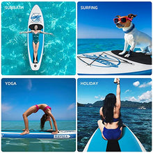 Load image into Gallery viewer, RAYSEA Inflatable Stand Up Paddle Board 10'6"x32"x6" (18.6lbs) Ultra-Light SUP with Accessories Backpack,Non Slip Deck,Paddle,Leash, Pump, Fin,Youth &amp; Adult Stand Up Boat
