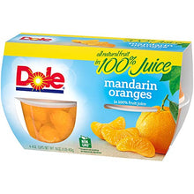 Load image into Gallery viewer, Dole, Mandarin Oranges in Juice, 4 Ounce (Pack of 4)
