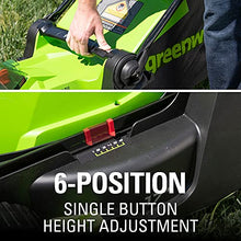 Load image into Gallery viewer, Greenworks 40V 17" (2-In-1) Push Lawn Mower, 4.0Ah Battery and Charger Included

