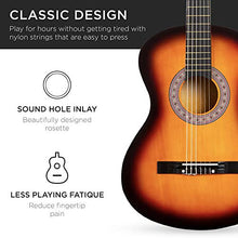 Load image into Gallery viewer, Best Choice Products 38in Beginner All Wood Acoustic Guitar Starter Kit w/Case, Strap, Digital Tuner, Pick, Strings - Sunburst
