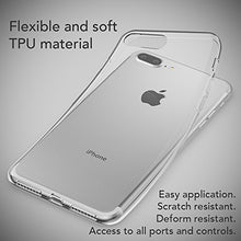Load image into Gallery viewer, NALIA Motif Case Compatible with iPhone 8 Plus / 7 Plus, Pattern Design Silicone Back Cover Protector Soft Skin, Crystal Shockproof Bumper, Slim Transparent Protective, Designs:Bumblebee
