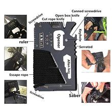 Load image into Gallery viewer, Cool &amp; Unique Fathers Day Birthday Gifts for Him Men Husband Dad Boyfriend, Fun Gadget Mens Gifts Ideas, 11-in-1 Survival Gear Kits, EDC Emergency Tools and Everyday Carry Gear, Official Survival Kit
