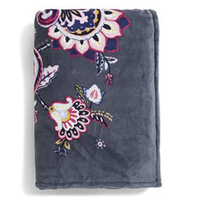 Load image into Gallery viewer, Vera Bradley Fleece Plush Throw Blanket, Felicity Paisley, 80" x 50"
