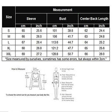 Load image into Gallery viewer, Beyove Women's Print Patchwork Shirts Color Block Long Puff Sleeve Loose Tops Grey
