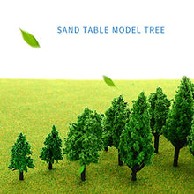 Load image into Gallery viewer, MOMOONNON 36 Pieces Model Trees 1.36-6 inch Mixed Model Tree Train Scenery Architecture Trees Fake Trees for DIY Crafts, Building Model, Scenery Landscape Natural Green
