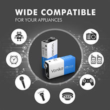 Load image into Gallery viewer, VONIKO Alkaline 9V Battery 4 Pack &amp; AAA 24 Pack Triple A Battery- Ultra Long Lasting
