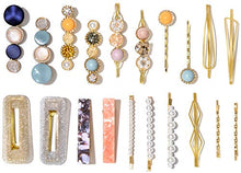 Load image into Gallery viewer, 20 Pcs Macaron Hair Clips for Women Fashion Korean Style Acrylic Pearl Hair Clips Gifts for Women Girls Hair Barettes Hairpins Hair Accessories For Women Party Wedding
