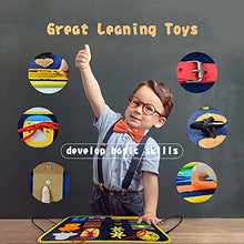 Load image into Gallery viewer, Busy Board, Montessori Toys Sensory Activity Developing Board for Fine Motor Skills, Sensory Toys Learning Board for Toddlers, Travel Toys for Plane and Car, Gifts for 2-6 Year Old Boys &amp; Girls
