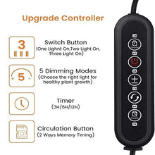 Load image into Gallery viewer, CWH&amp;WEN Plant Grow Light, Grow Lamp Full Spectrum with Auto ON &amp;Off Timer 3/9/12H for Indoor Plants, 3 Heads Grow Bulbs, USB+AC Adapter for Seedlings and Succulents
