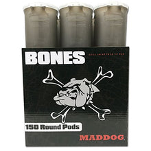 Load image into Gallery viewer, Maddog 150 Round Bones Paintball Pod - Smoke - 6 Pack
