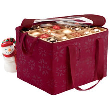 Load image into Gallery viewer, Classic Accessories Seasons Christmas Tree Ornament Organizer &amp; Storage Bin
