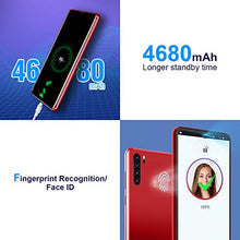 Load image into Gallery viewer, Unlocked Cell Phones, Blackview A80Pro 4GB+64GB Unlocked Smartphone, Android 10, 6.49 inches Mobile Phone, 13MP+8MP, 4680mAh 4G Dual SIM Unlocked Phones, Fingerprint/Face ID for AT&amp;T T-Mobile Phones
