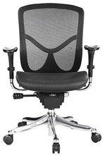 Load image into Gallery viewer, Eurotech Seating Fuzion Luxury Mid Back Chair, Black
