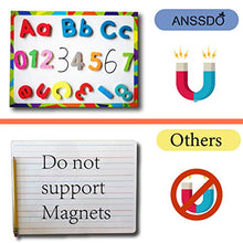 Load image into Gallery viewer, Lined Magnetic Dry Erase Board for Kids with 6 Markers, Premium Double-Sided Dry Erase Lapboard for Learning Writing and Drawing – Stick to Fridge – 9 X 12 Inch Small White Board for Kids with Eraser
