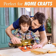 Load image into Gallery viewer, HOME PRO SHOP Bottle Cutter &amp; Glass Cutter Kit- Wine Bottle Cutter DIY Tool- Glass Bottle Cutter Kit for Wine, Beer Bottles, Mason Jars - Bottle Cutting Kit w/Safety Gloves &amp; Accessories
