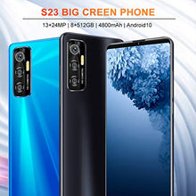 Load image into Gallery viewer, Mobile Phone, S23 Android 10.0, 6.1-inch Water Drop Full Screen, Unlocked 5G Smartphone SIM Free Calls, 4000mAh Large Battery Fast Charging, 13MP+18MP Dual Cameras, 8GB+512GB, Fingerprint, Face ID

