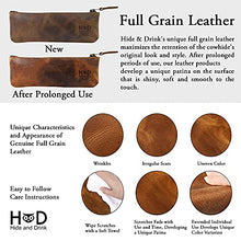 Load image into Gallery viewer, Hide &amp; Drink, Men's Two Row Stitch Leather Belt Handmade :: Bourbon Brown (Size 42)
