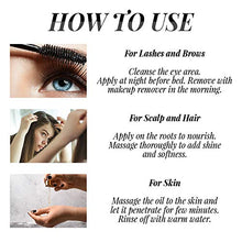 Load image into Gallery viewer, Ardell 100% Pure Castor Oil Eyelash Growth Enhancer &amp; Brow Serum Kit, Hexane Free 1 Oz. Bottle, with FREE 0.33 Oz. Travel size
